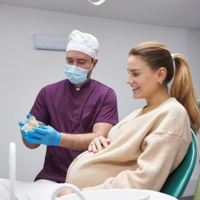 dentista durant l'embaràs